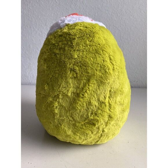 Squishmallows 12" Fuzz-A-Mallows Grinch in Santa Hat Soft Plush Christmas NEW - Picture 8 of 11